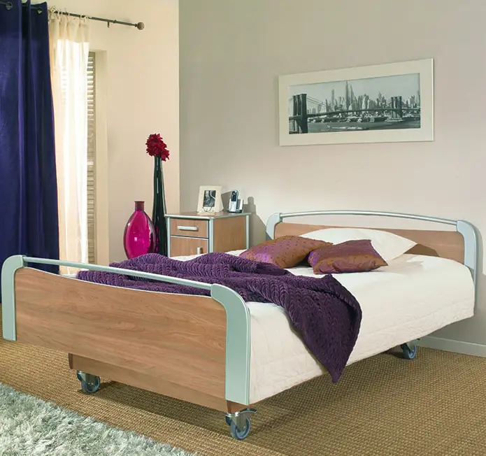 Lit medicalisé en 120 xxl, lit grande largeur, vedenemedical