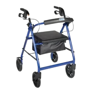 Rollator 4 roues aluminium