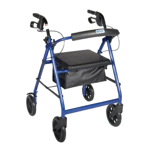 Rollator 4 roues aluminium