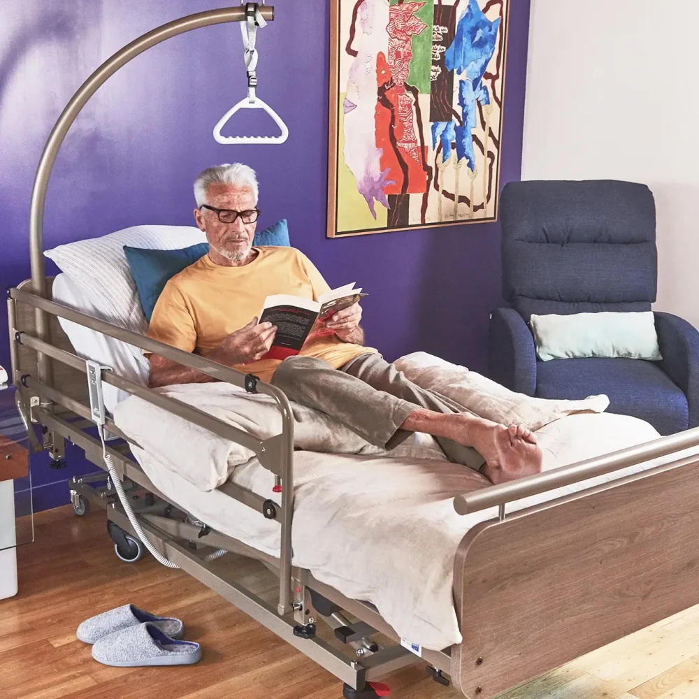 Lit médicalisé, maintien a domicile, sortie hopital, senior, vedenemedical